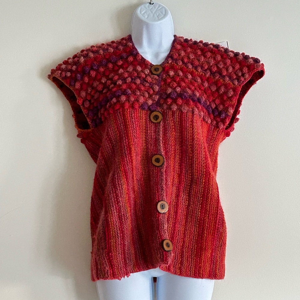 Handmade Alpaca Wool Vest / M